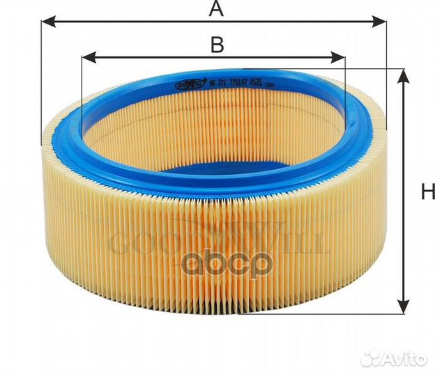 Фильтр воздушный renault logan/clio/megane