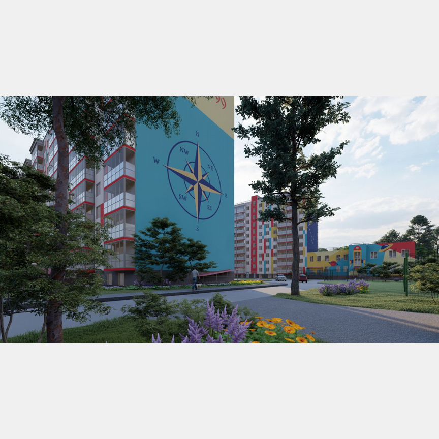 1-к. квартира, 40 м², 1/10 эт.