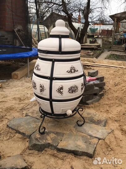 Тандыр Александр с откидной крышкой
