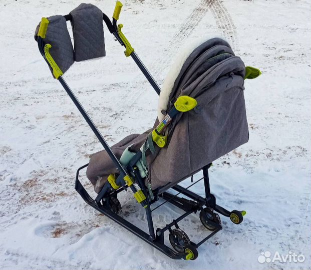 Детские санки коляска
