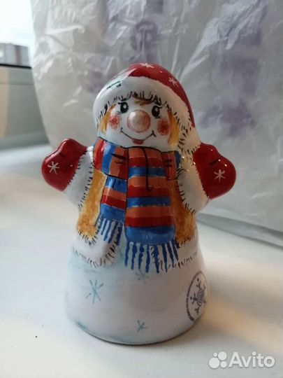 Снеговик майолика