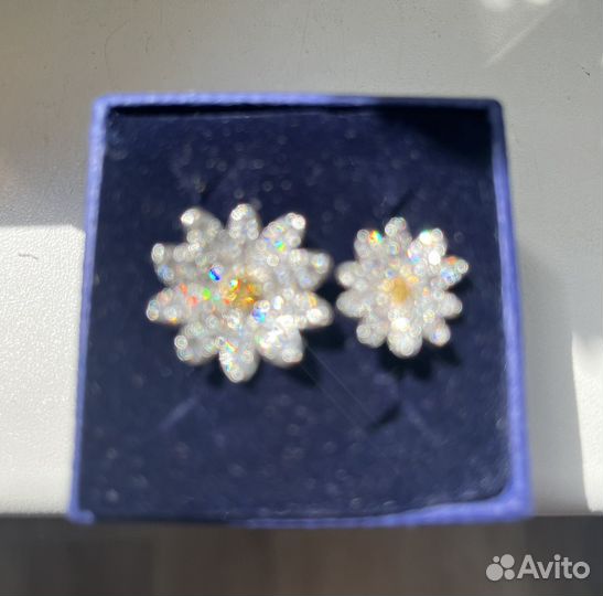 Комплект Swarovski ромашки