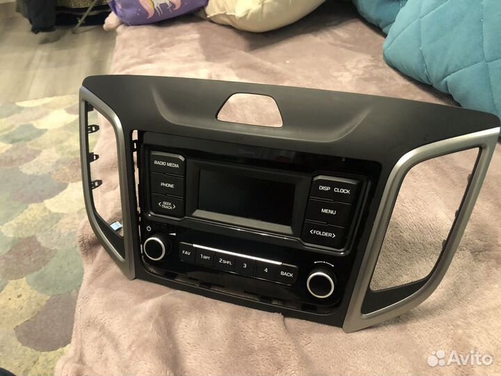Штатная магнитола на hyundai creta