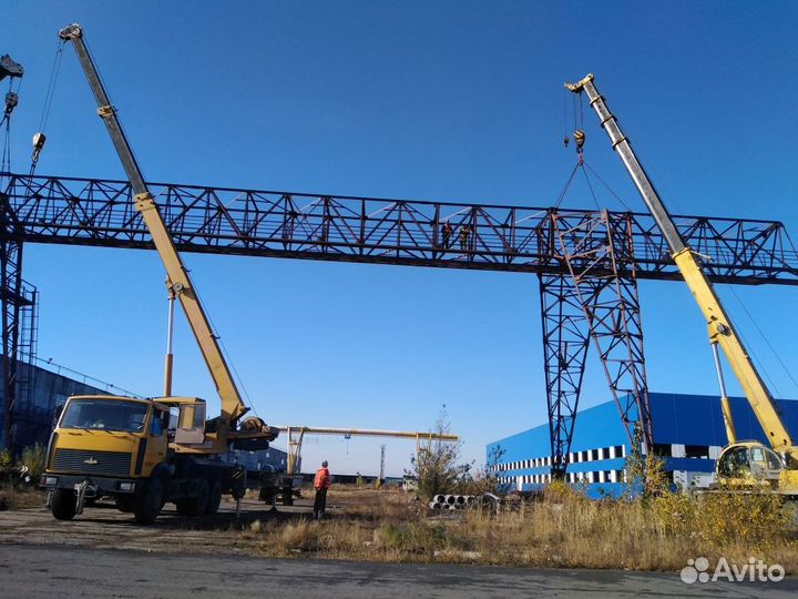 Демонтаж,монтаж металлоконструкций, кранов,ангаров