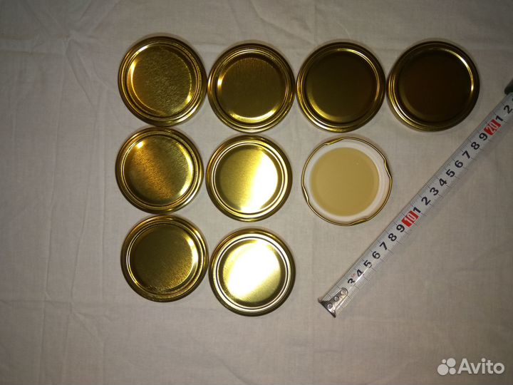 Крышки металлические винтовые (редкый диаметр)