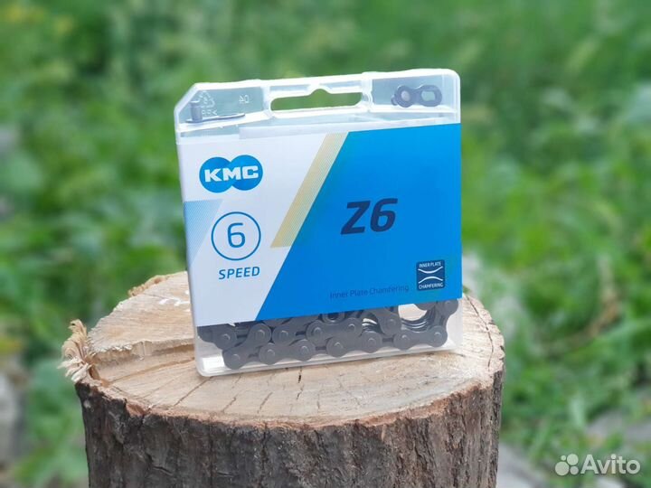 Цепь для велосипеда 6 скоростей с замком KMC