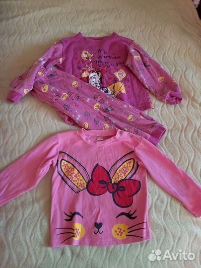 Детские вещи пакетом для девочек 3-4 года