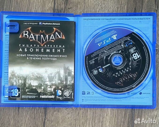 Диск ps4 Batman Рыцарь Аркхема