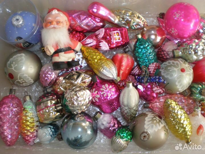 Коллекционные елочные новогодние игрушки СССР