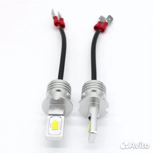 Светодиодные лампы LED h3 белый свет (12-24V) комп