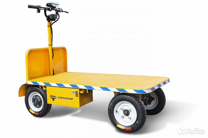 Грузовая электротележка RuTrike плита буксир 1500