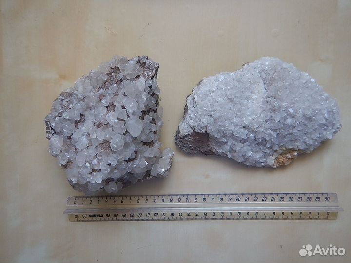 Кальцит друза кристаллов минерал