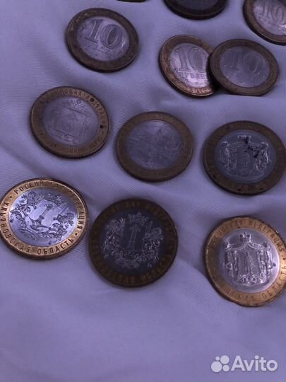 Юбилейные 10 рублевые монеты