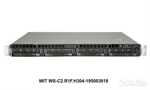 Сервер Supermicro WIT WS-C2.R1F.H304-195003018