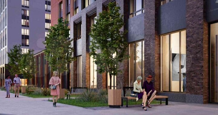 4-к. квартира, 79,5 м², 12/21 эт.