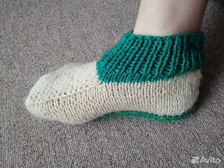 Шерстяные носки ручной работы