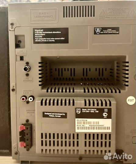 Музыкальный центр philips fw c355/34