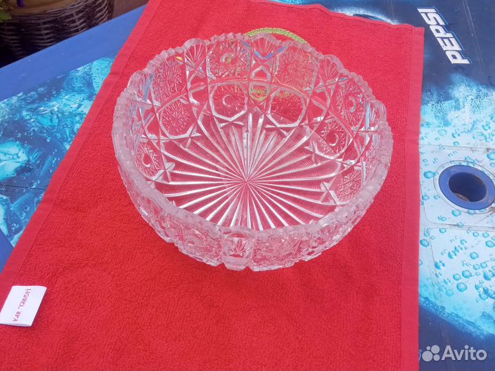 Салатник хрустальный большой
