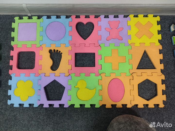 Пазлы мягкие на пол