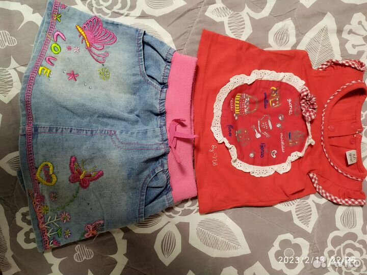 Вещи пакетом на девочку