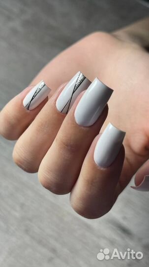 Маникюр наращивание