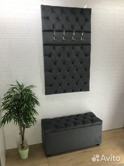 Вешалка в прихожую в каретной стяжке панель стенов