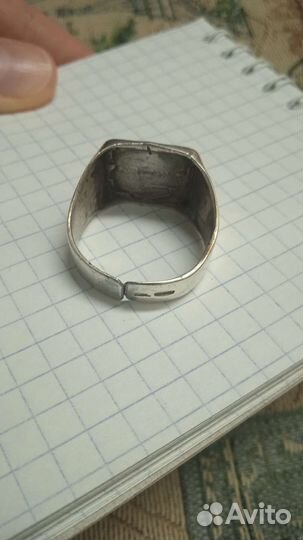 Кольцо-печатка 1970г