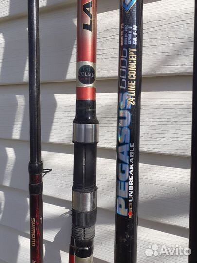 Спининги и удочки бу