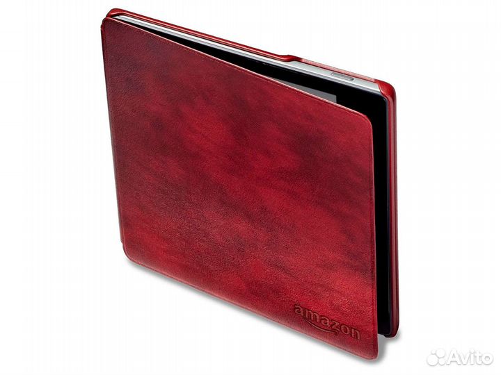 Обложка для Kindle Oasis красная кожаная