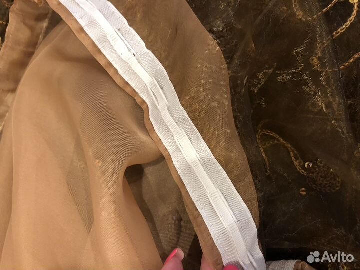 Тюль на большое окно