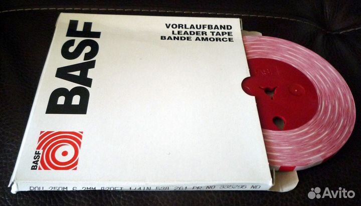 Ракордная лента (leader tape) Agfa Basf Scotch