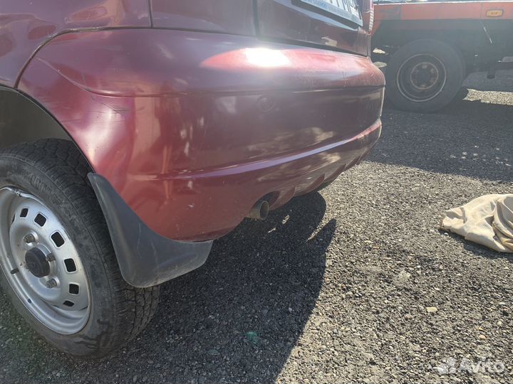 Задний бампер на daewoo matiz