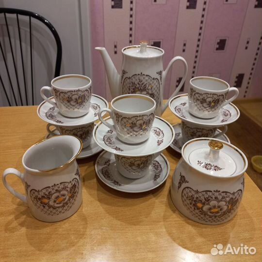 Чайный сервиз вербилки СССР