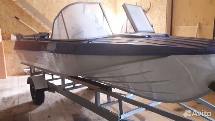 Лодка казанка 5м 3 с мотором сузуки 30