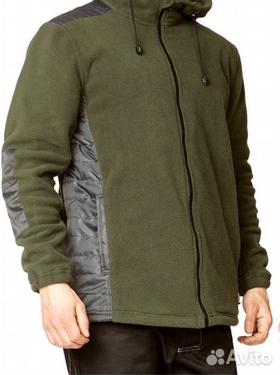 Куртка флисовая с капюшоном