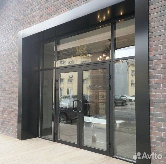 Алюминиевые входные двери 50/68 тёплые