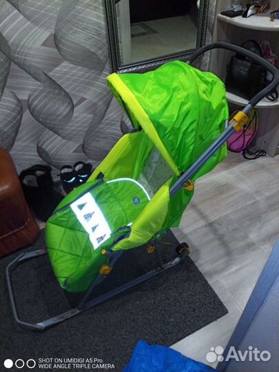 Детские санки коляска бу