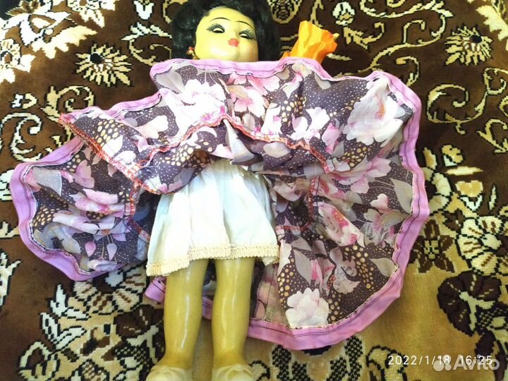 Кукла Цыганка раритетная времён СССР