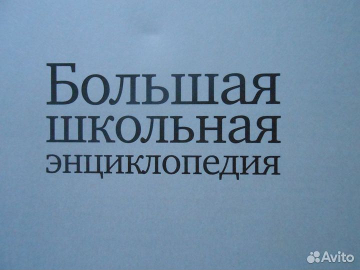 Большая школьная энциклопедия
