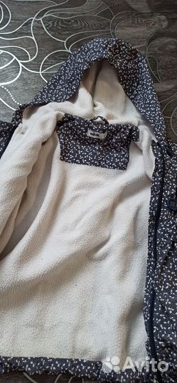 Плащ (ветровка) на флисе на 4-5 (6) лет