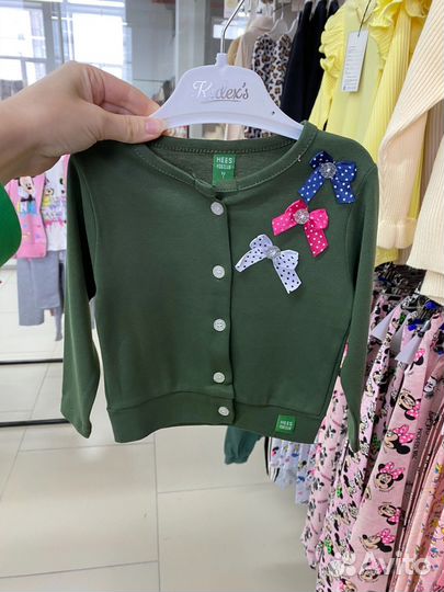 Кофта для девочки в садик 80-110