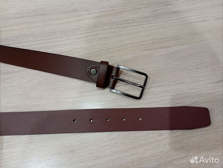 Ремень мужской 105 см коричневый