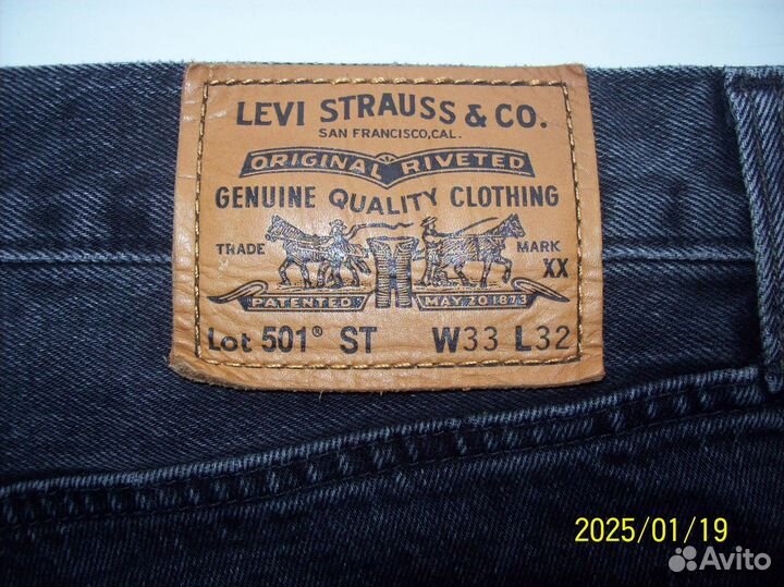 Джинсы levis W33/L32/collaboration justin timberla