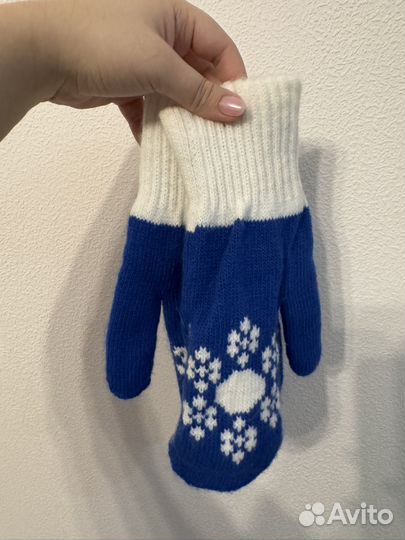 Шапка повязка перчатки