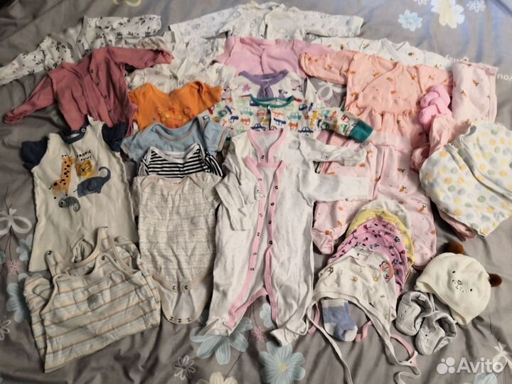 Детские вещи пакетом 56 62 68