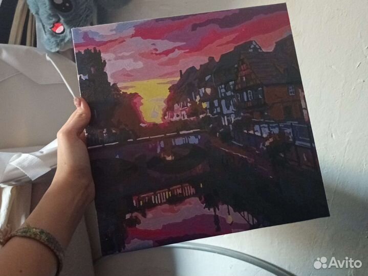 Картина по номерам готовая