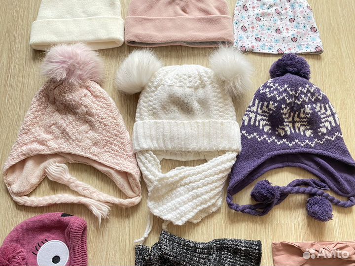 Шапки, варежки, перчатки, повязки, манишка