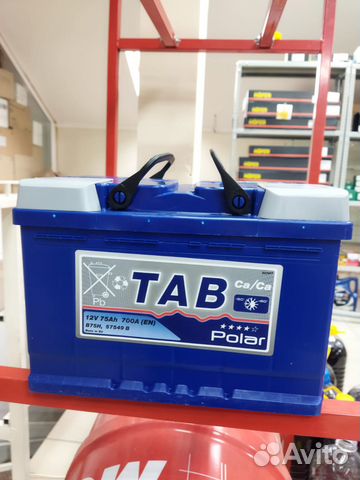 Аккумулятор TAB Polar 75Ah оп