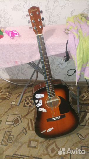 Акустическая гитара fender