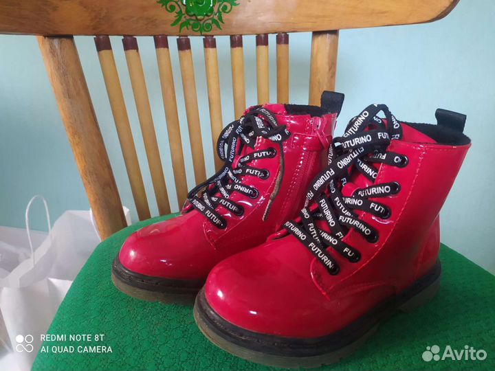 Ботинки для девочки 29р